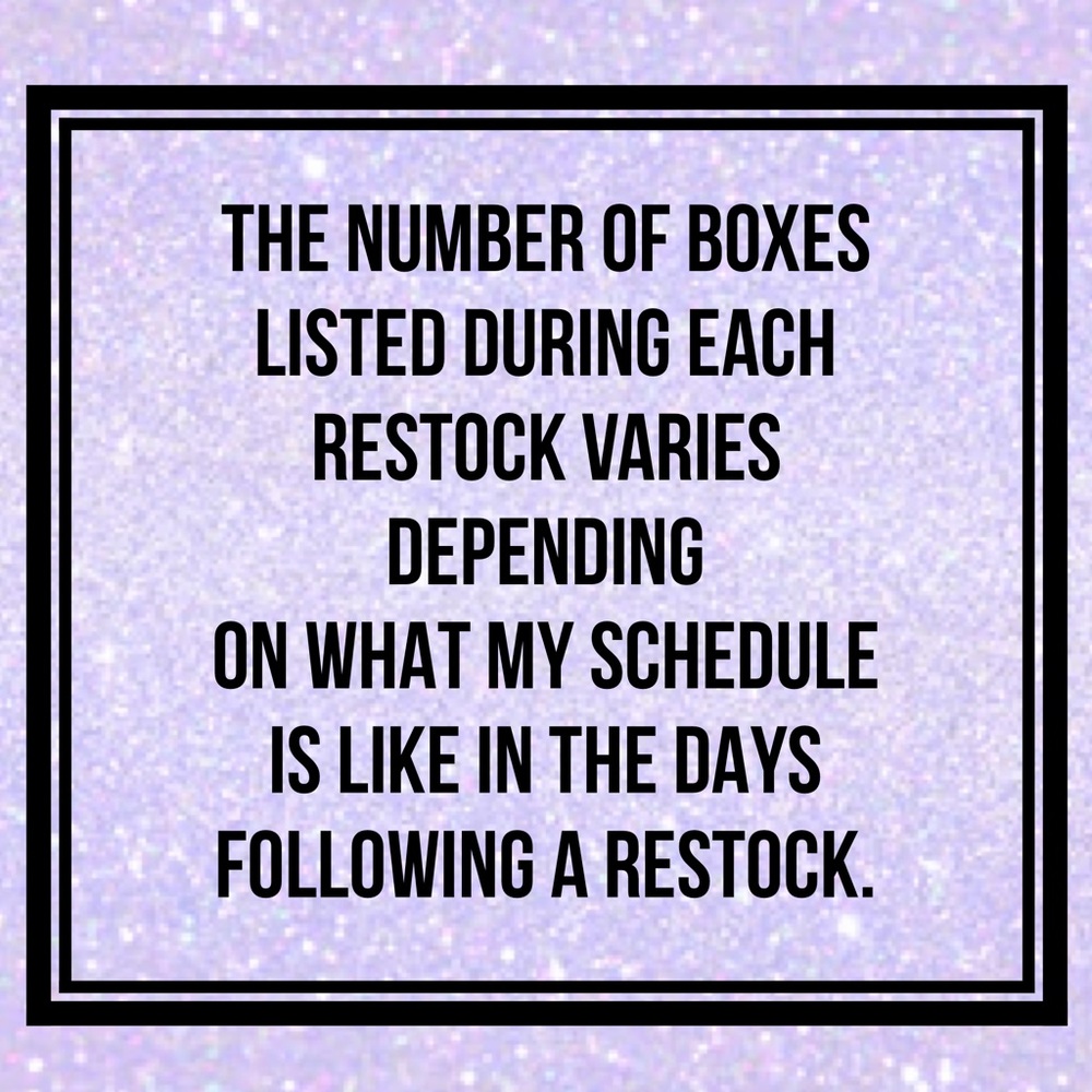 ‼️ MAKEUP MYSTERY BOX RESTOCK DATE & TIME INFO ‼️ - Picture 6 of 14